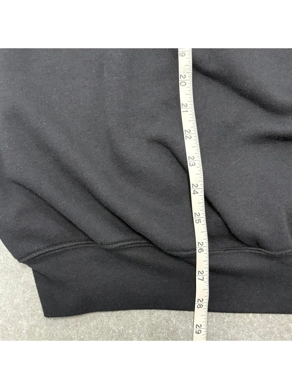 Netflix Embroidered Logo Black Pullover Crewneck Sweater